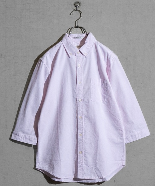 Легкая оксфорд‑футболка Button Down 7‑минутный рукав