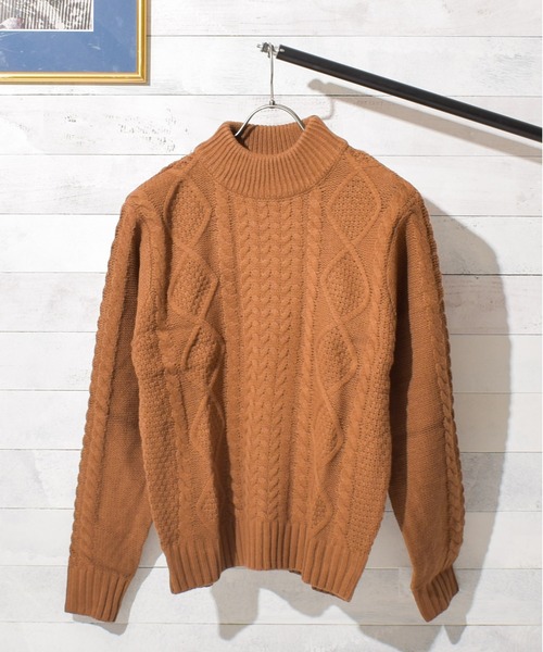 [Bl] кейбл‑мокнет knit