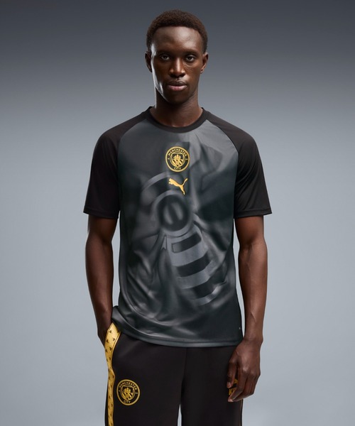 PUMA футболка мужская 2026‑27 Manchester City FC домашняя поло полу‑рукав