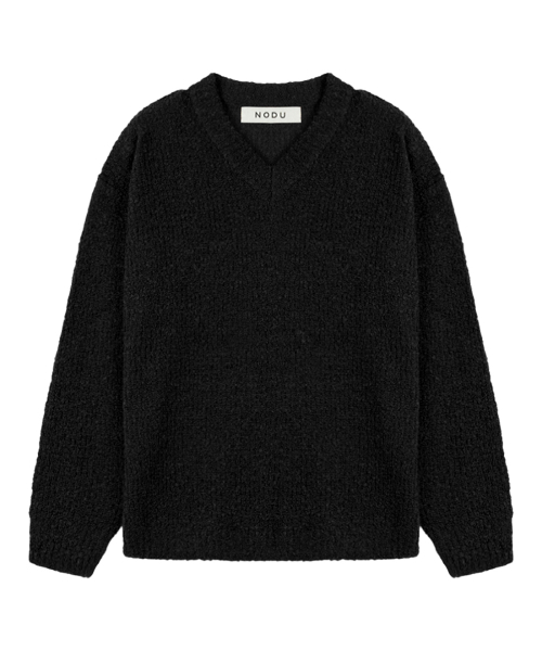 Стейбл‑крул волнистый [чёрный] — knit‑item (black)