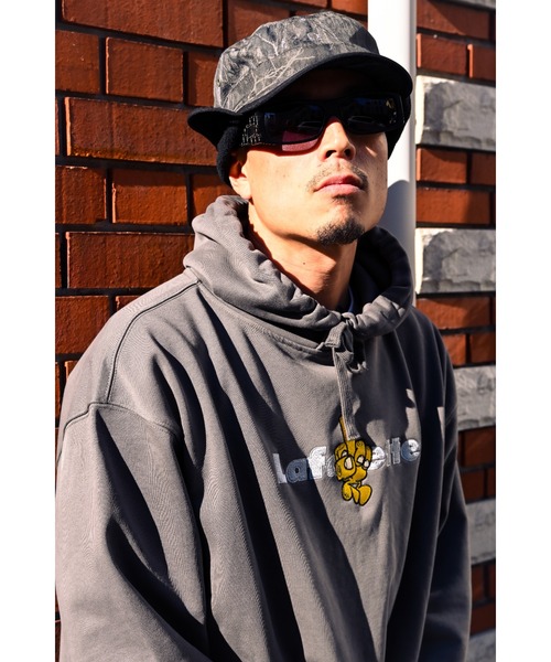 LFYT Lafayette × REMIO — LOGO PULLOVER PARKA CHARCOAL LE260501 — худи Lafayette × Remio
