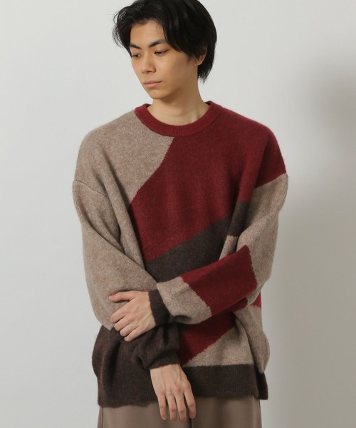 Weebjaggard knit пуловер / модель 619046