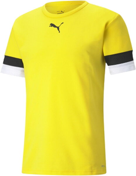 PUMA футбольная форма TEAMRISE игровая футболка короткий рукав мужская желтая 705141 (кибер-желтый 07)