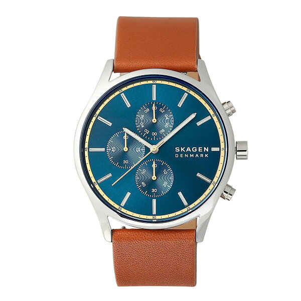 Часы Skagen Horst с хромографом SKAGEN SKW6916, унисекс, тонкие, легкий корпус, новая батарейка в комплекте