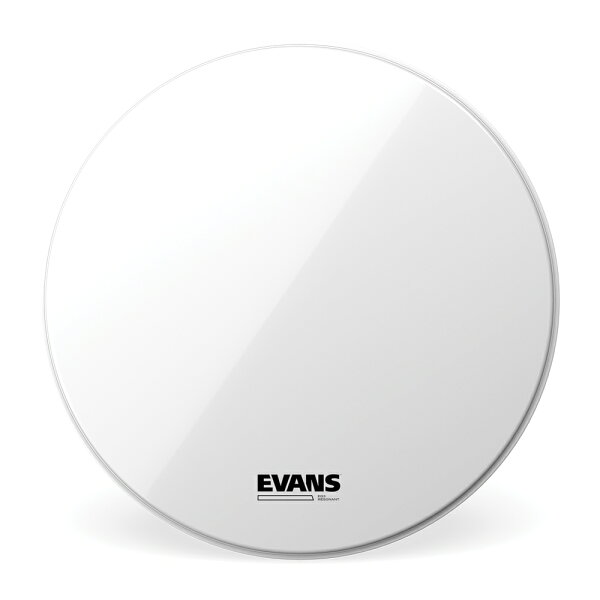 EVANS бас-барабанная мембрана EQ3 долговечная белая TT16RSW-NP без отверстий, комплект 16", 7.5 mil + 10 mil кольцо