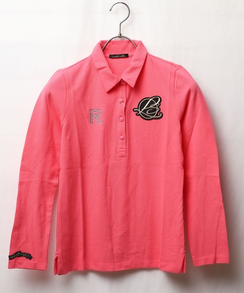 rienda suelta — BASIC Enbrem R L/S Polo Shirt, золотистая отделка
