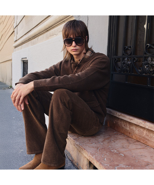 Vintage spark parking wool twill — широкий кардиган блаузон