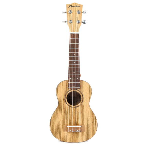 Bamboo BU-21CBQ Zebrano — сопрано укулеле с эквалайзером