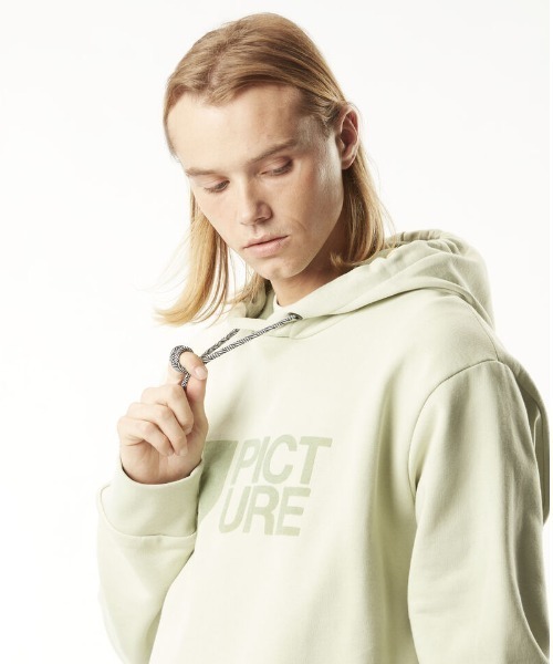 PICTURE — Basement Flock Hoodie / логотип-парка FRODEY