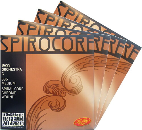 Spirocore бас-струны комплект 4/4 размер