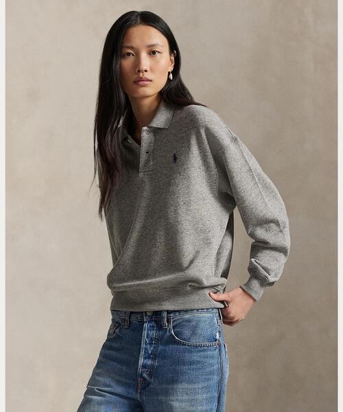 Lightweight Fleece Longsleeve Polo
