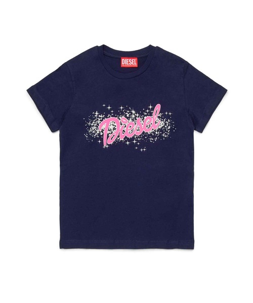 DIESEL (Diesel) Kids & Junior брендовая футболка с коротким рукавом Catso