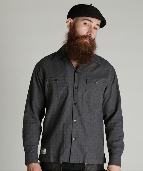 Schott/JACQUARD SHIRT жаккардовая рубашка Schott