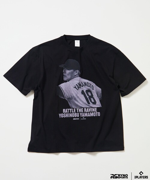 MLB PLAYERS × RYNO SPORTS × FREAK’S STORE — футболка CLOSE UP PHOTO [YAMAMOTO]