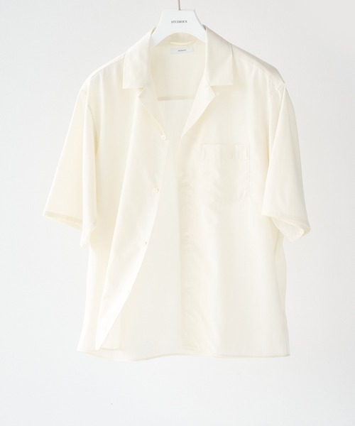 STUDIOUS Soft Open Collar Shirts — дышащая, быстросохнущая рубашка с открытым воротом