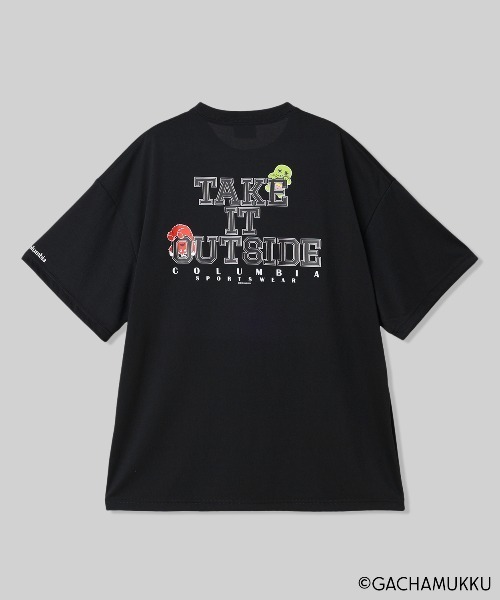 Ограниченная коллекция Gachapin‑Muck Columbia / футболка‑трикотаж с графикой Columbia/Readicoob (T‑shirt)