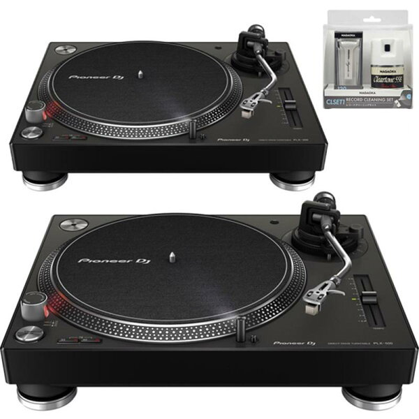 Pioneer DJ PLX-500-K TWIN SET (покупательский бонус: NAGAOKA рекорд клининг кит)