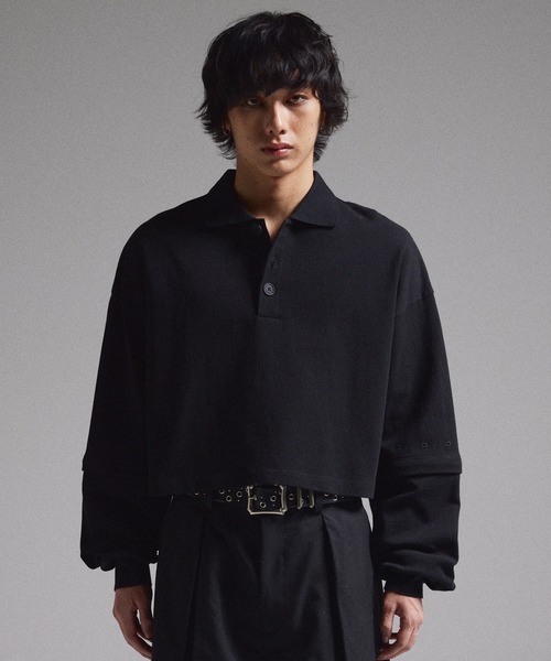 GRANCY Ziplayered Wideshort Poloshirt / джиплейярд вайдшорт поло