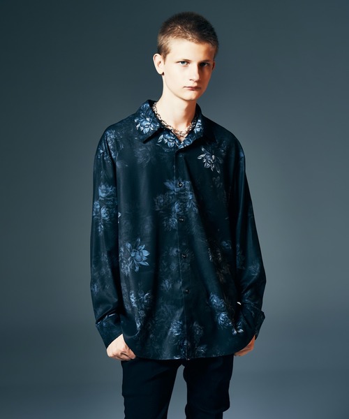 Nightfall Flower Shirt — рубашка с ночным цветочным принтом