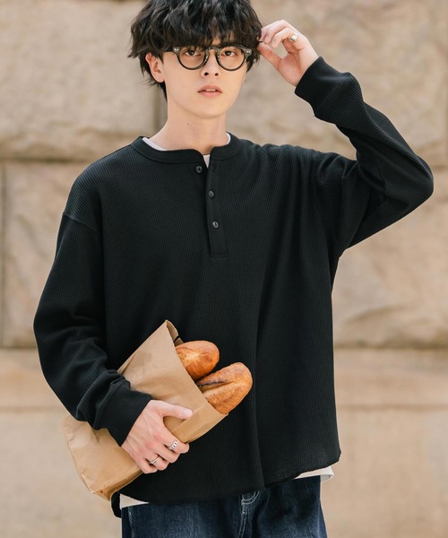 Long sleeve T‑shirt T/C — оверсайз, без принта, новый цвет, длинный рукав