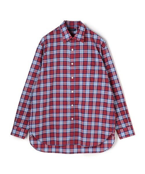 Cotton Poplin Check Shirt — клетчатая рубашка Check Shirts