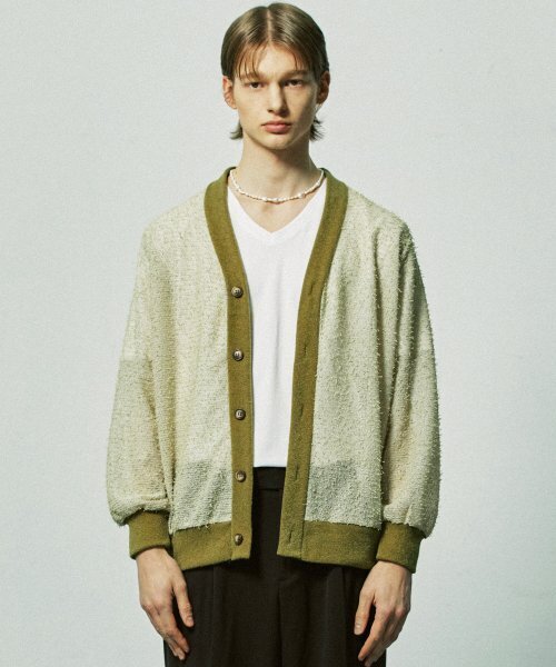 Grangefish net knit кардиган‑бaжилет