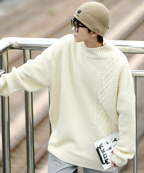 neos -addictive design- big shell knit куртка вязаная, короткая, ночной сет — «Night Setter»