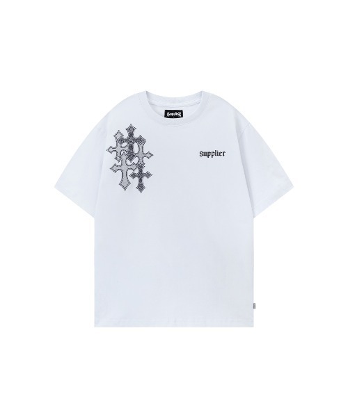 Rhinestone Multiple Cross T‑shirt (поставщик)
