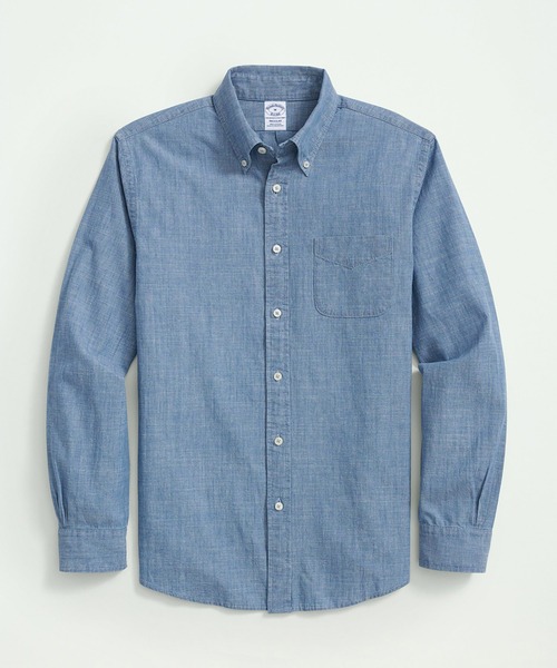 Cotton Chanbray Regular Fit — хлопковая рубашка Regular Fit