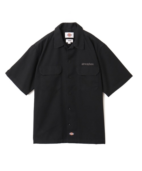 Dickies x atmos Utility WORK SS SHIRT — рабочая рубашка короткий рукав, коллаборация Dickies x atmos