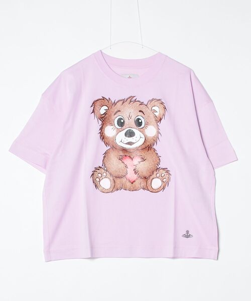 HALFTONE BEAR — короткая футболка с медведем (HALFTONE BEAR)