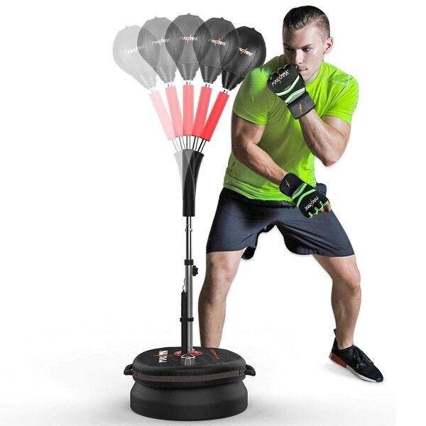 MaxxMMA боксерский мешок 2.0 Cobra Reflex Bag, прочный, высокий, регулируемый, тренировочный мешок X8RAB04-ac