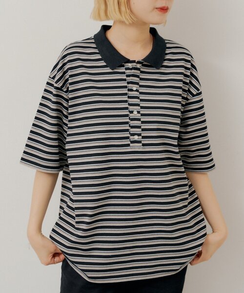 UNISEX/2 size expanded — MARCH BOLDER POLO SHIRT