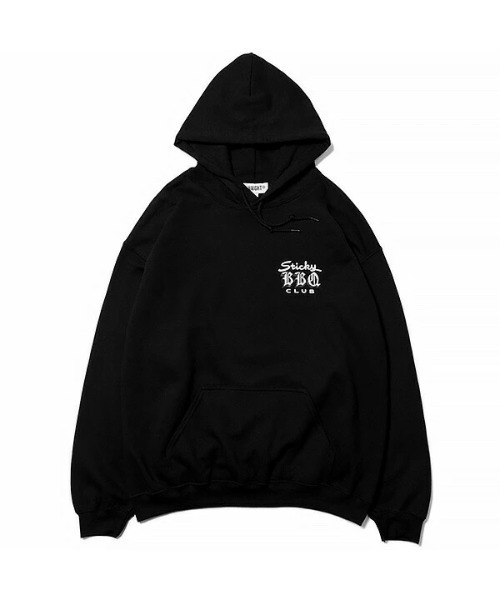 HAIGHT × TEXTA — толстовка Sticky BBQ Club Hoodie с принтом 'Club'