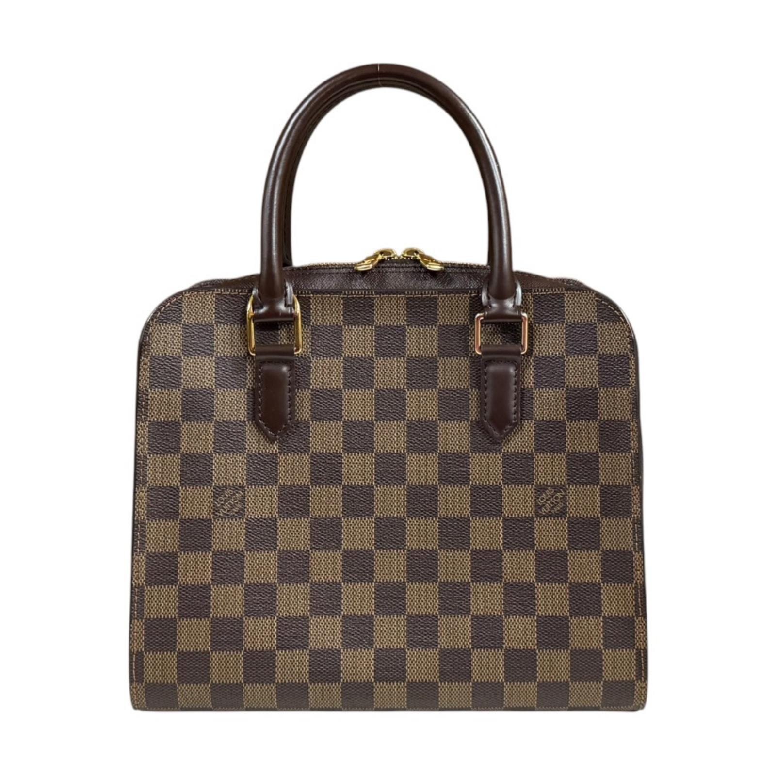 Сумка Louis Vuitton Triana Damier N51155, коричневая, женская