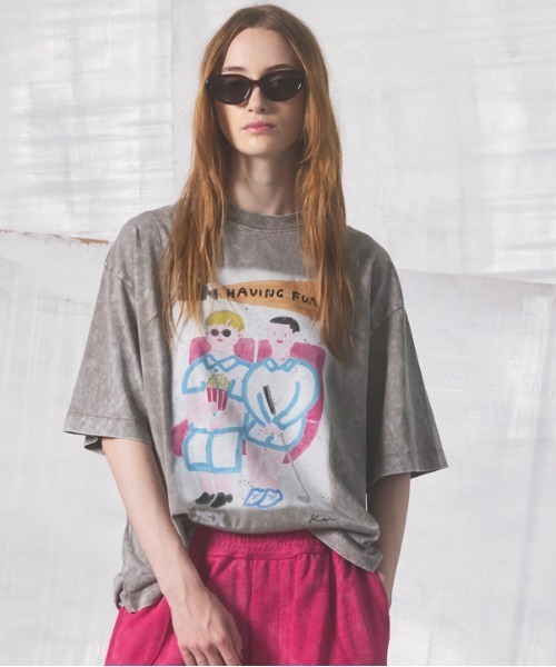 UNISEX TOKYO STREETS x MAISON SPECIAL — Prime-Over Crew Neck Photo T-Shirt 'TOKYO STREETS' (футболка)
