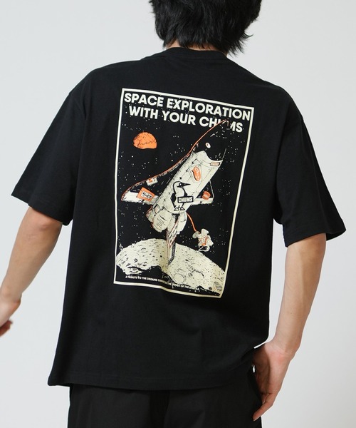CHUMS/チャムス — футболка полурукав Boket T Backprint CH01-2701