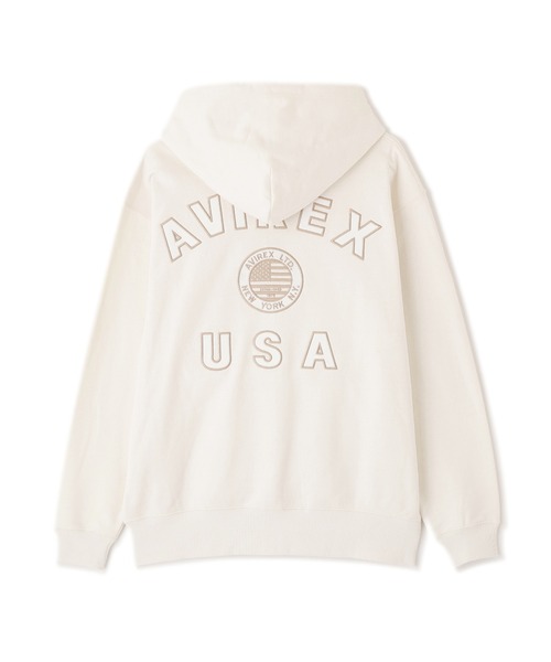 VARSITY FLAG ZIP PARKA — varsity флаг парка / AVIREX (прямые продажи)