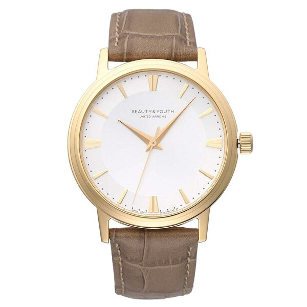 BEAUTY&YOUTH United Arrows наручные часы 21 BYW CLASSIC LTR BELT, белые