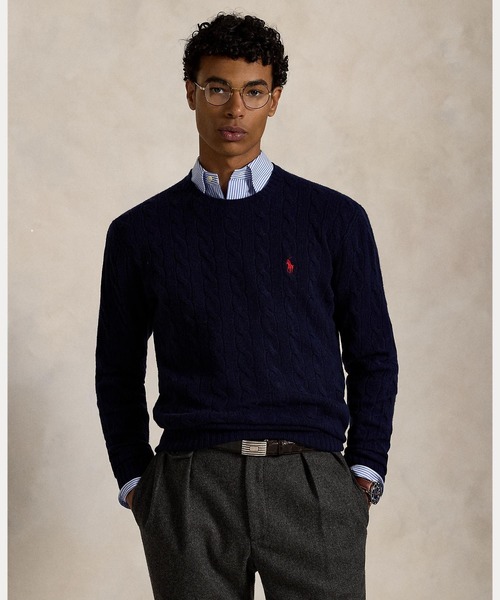 Кеверл нит Wool Cashmere Sweater с воротником