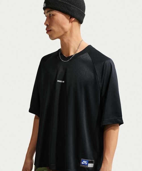 Nike SB Jacquard Skate Jersey Top IF1303-010 Black джерси топ