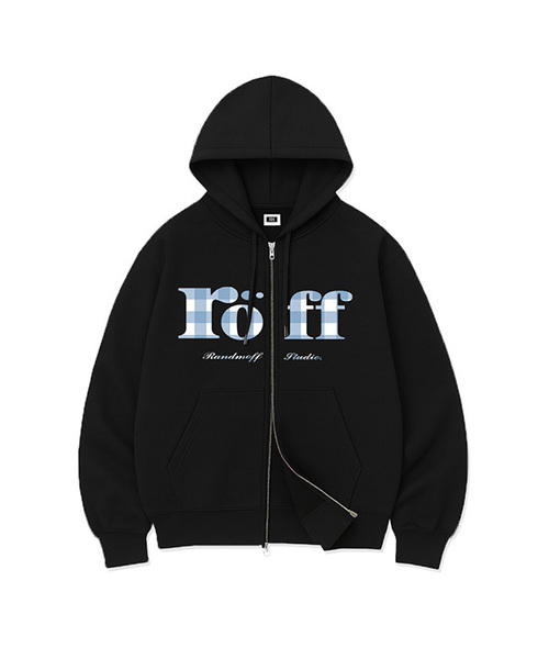 ROEFF TYPE PLAY SPACE CHECK OVER FIT 2-WAY ZIP-UP (5 цветов)
