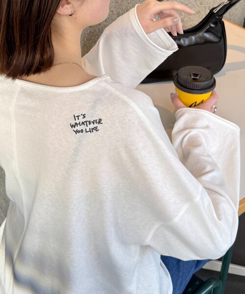 [LIVABLE/новые цвета] футболка с принтом "Scars Lab"刺繡オーバー Tee