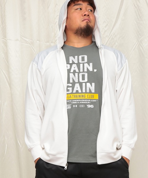UNDER ARMOUR (アンダーアーマー) FITTED 切替 フルジップ パーカー MOTIVATE KNIT FZ HD