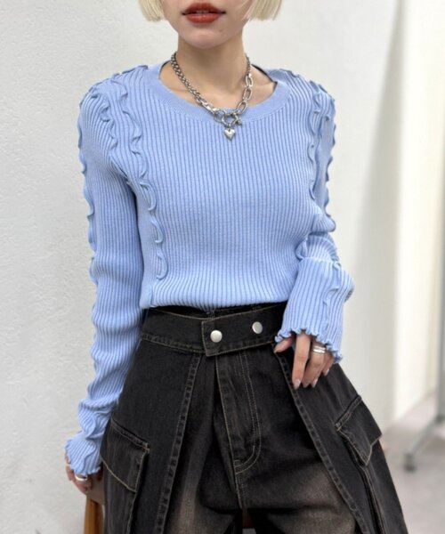 Melorib Knit — меланжевый трикотаж