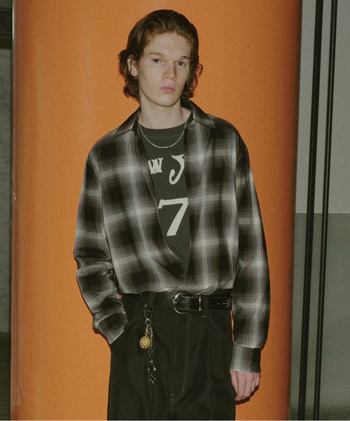 CHECK SKIPPER SHIRT — рубашка в клетку