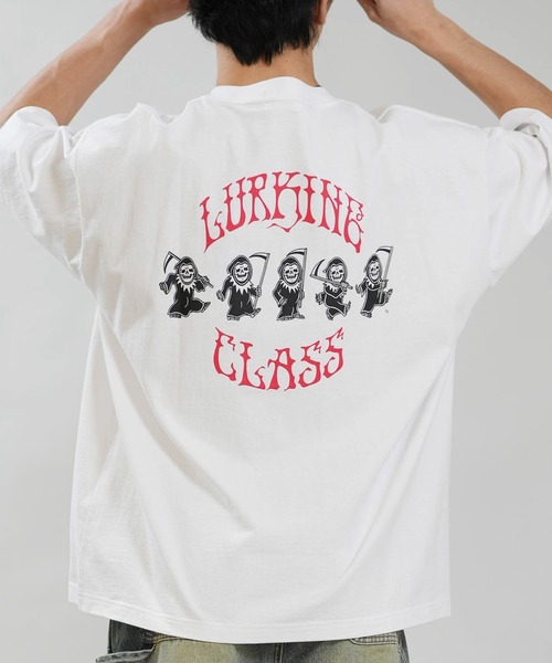 [Murasaki Sports limited] LURKING CLASS футболка с коротким рукавом Blackprint ST26STM03