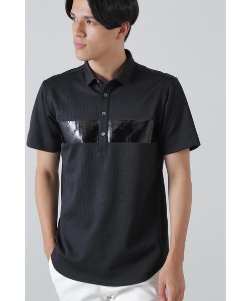 St ANDREWS клетчатый джаггард поло с коротким рукавом (MENS)