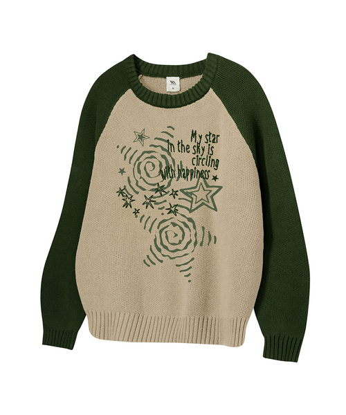 Sparking Raglan Knit — реглан вязаный пуловер