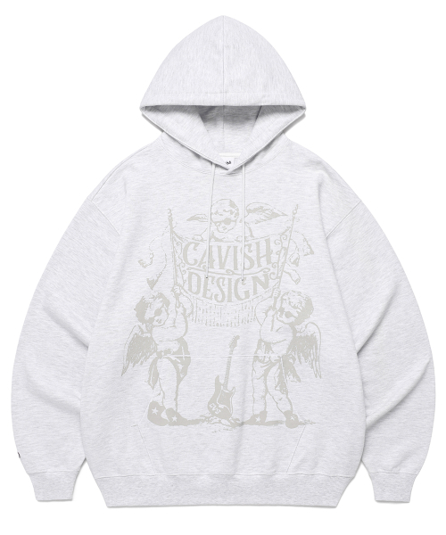 FLAG ANGELS HOODIE светло-серый (CV2EFUM403A)